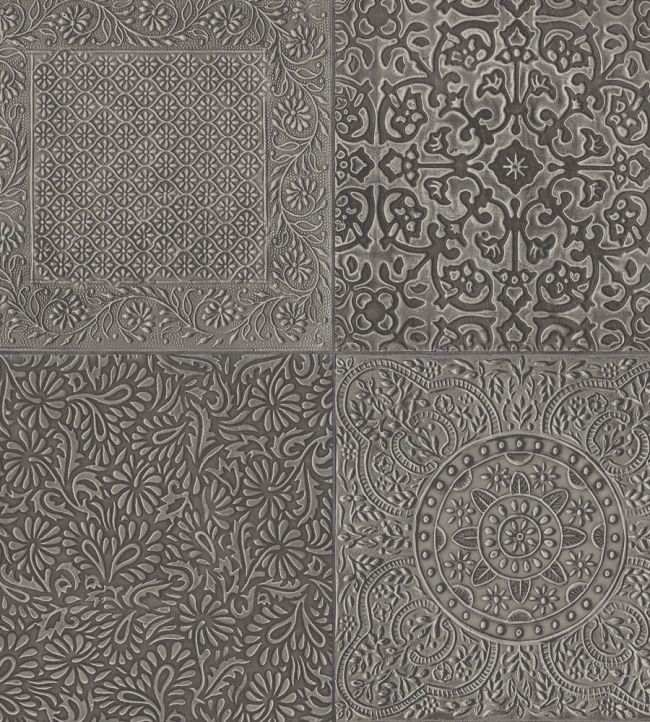 Bazaar Wallpaper by Cole & Son Pewter