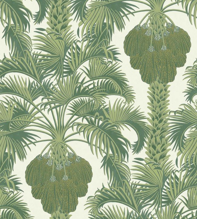 Hollywood Palm Wallpaper by Cole & Son Leaf Green