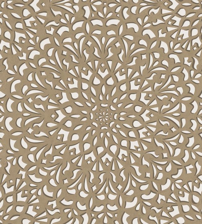Medina Wallpaper by Cole & Son Gilver/Parchment