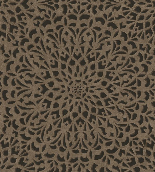 Medina Wallpaper by Cole & Son Pewter/Charcoal