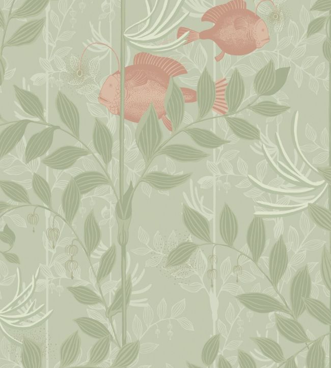 Nautilus Wallpaper by Cole & Son Soft Green