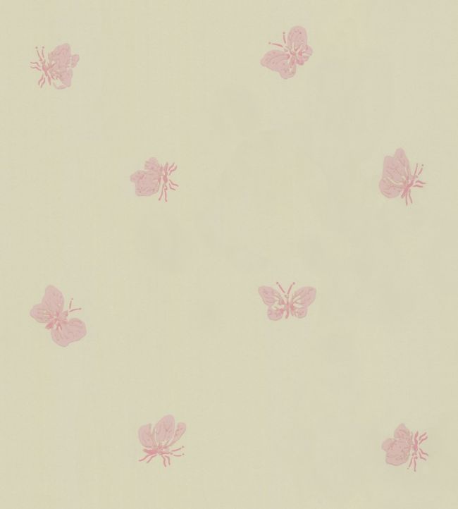 Peaseblossom Wallpaper by Cole & Son Linen & Pink