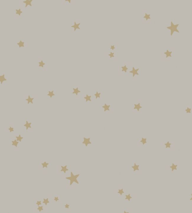 Stars Wallpaper by Cole & Son Linen & Gold