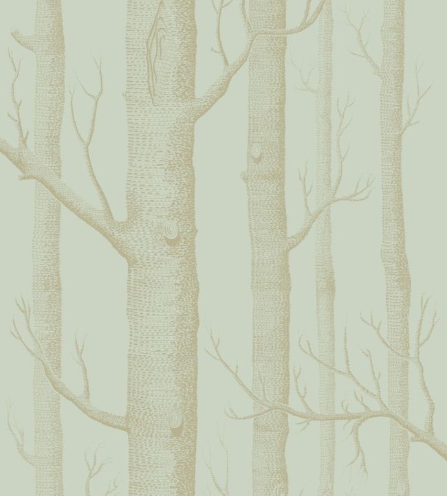 Woods Wallpaper by Cole & Son Green & Gold