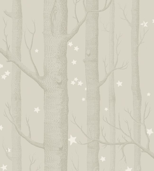 Woods & Stars Wallpaper by Cole & Son Grey