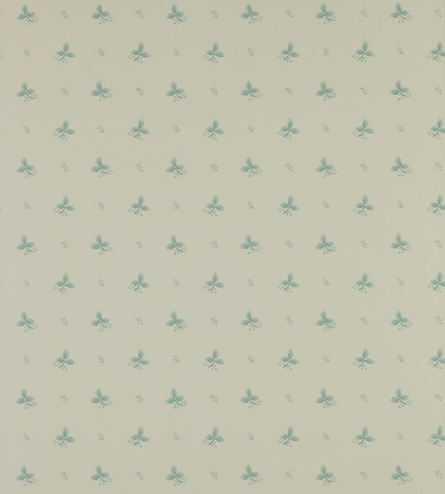 Ashling Wallpaper by Colefax and Fowler Aqua