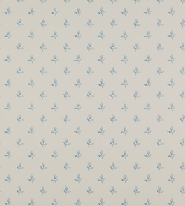 Sudbury Park Wallpaper by Colefax and Fowler Blue