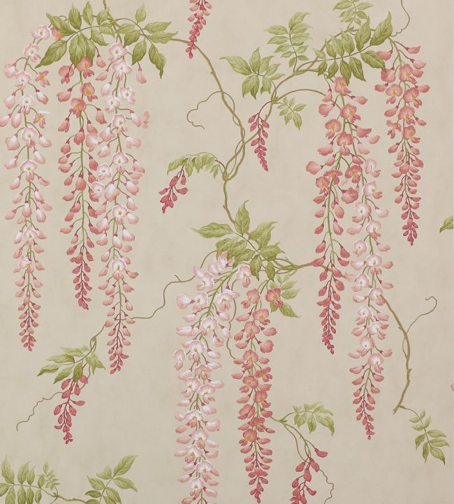 Seraphina Wallpaper by Colefax and Fowler Pink
