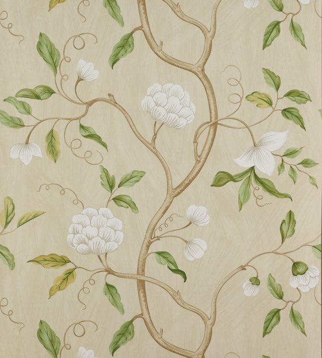 Snow Tree Wallpaper by Colefax and Fowler Cream