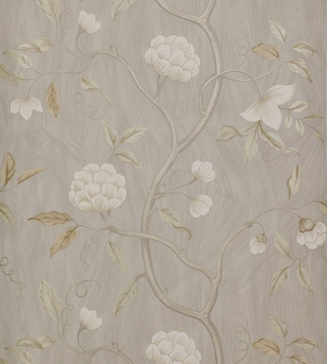 Snow Tree Wallpaper by Colefax and Fowler Silver