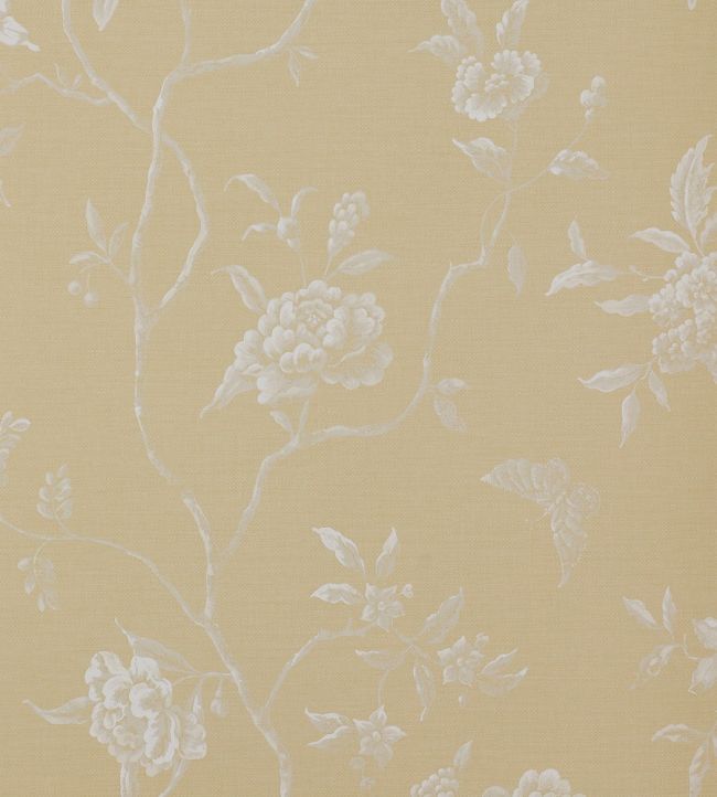 Swedish Tree Wallpaper by Colefax and Fowler Yellow