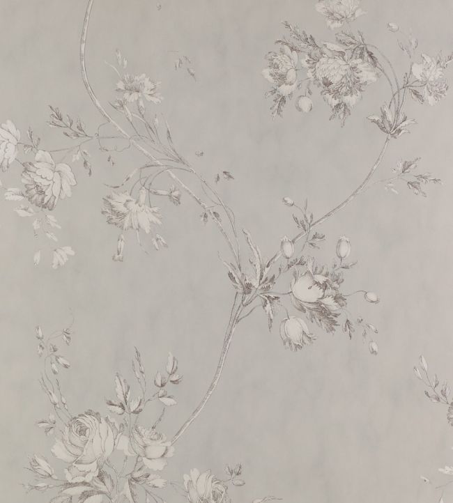 Darcy Wallpaper by Colefax and Fowler Grey