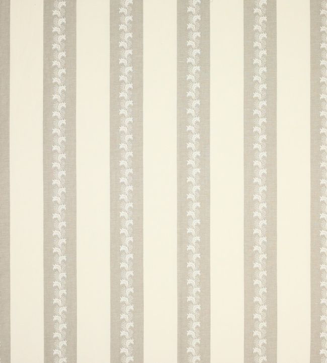 Feather Stripe Fabric by Colefax and Fowler Stone