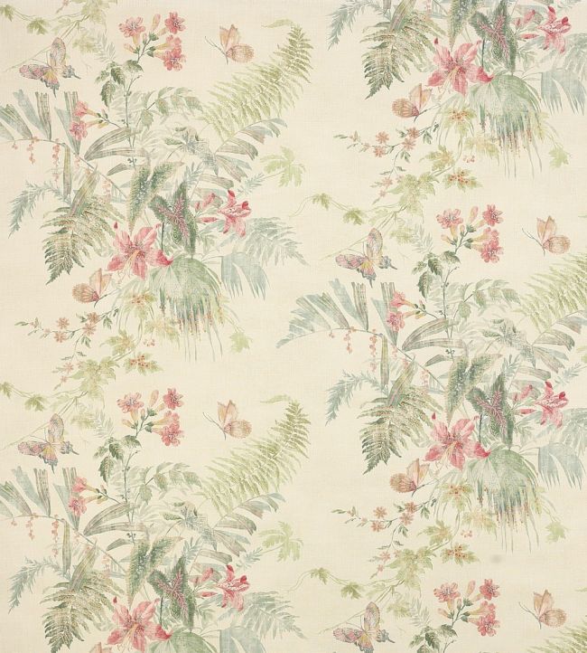 Callista Fabric by Colefax And Fowler Pink/Green