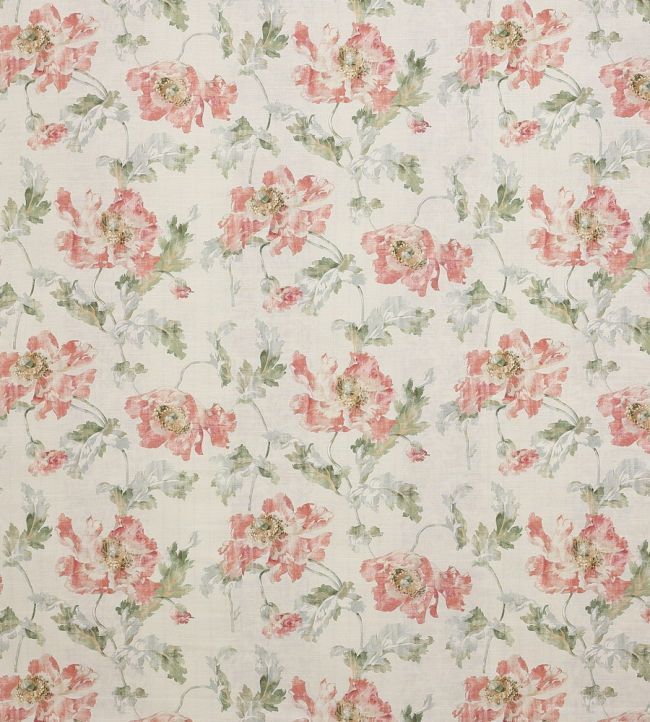 Meriden Fabric by Colefax And Fowler Pink/Green
