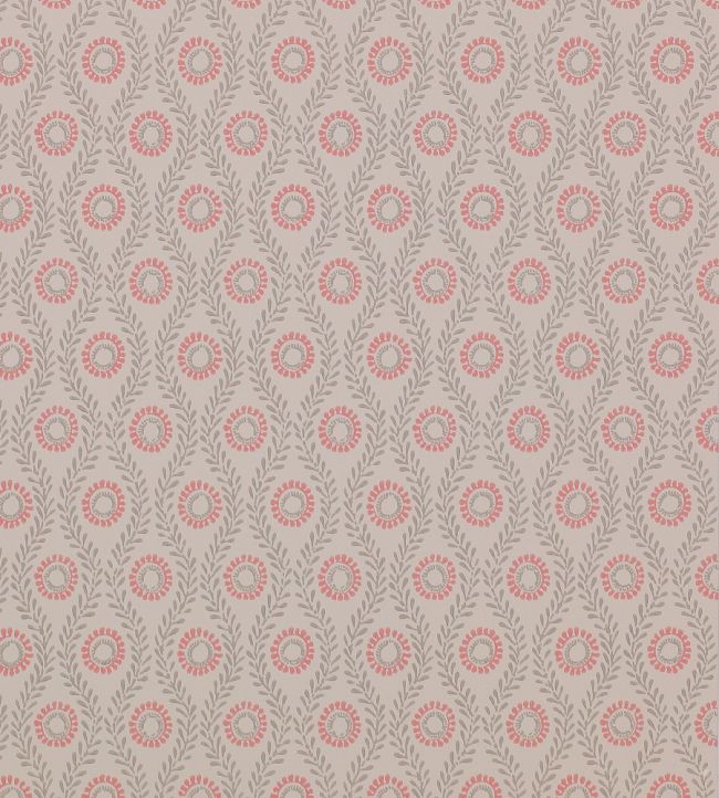 Swift Wallpaper by Colefax and Fowler Red