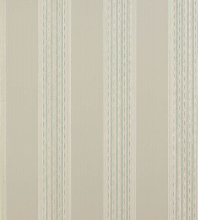 Tealby Stripe Wallpaper by Colefax And Fowler Stone / Aqua