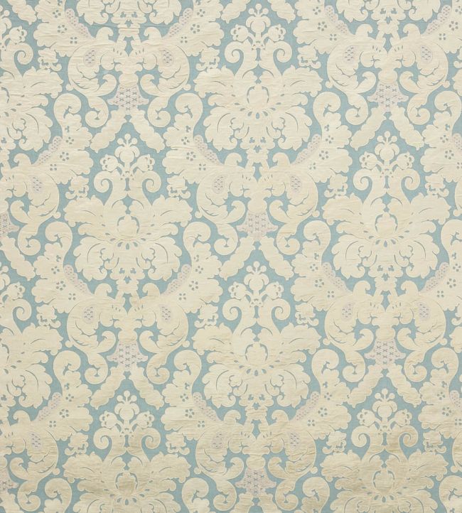 Brockham Fabric by Colefax And Fowler Blue