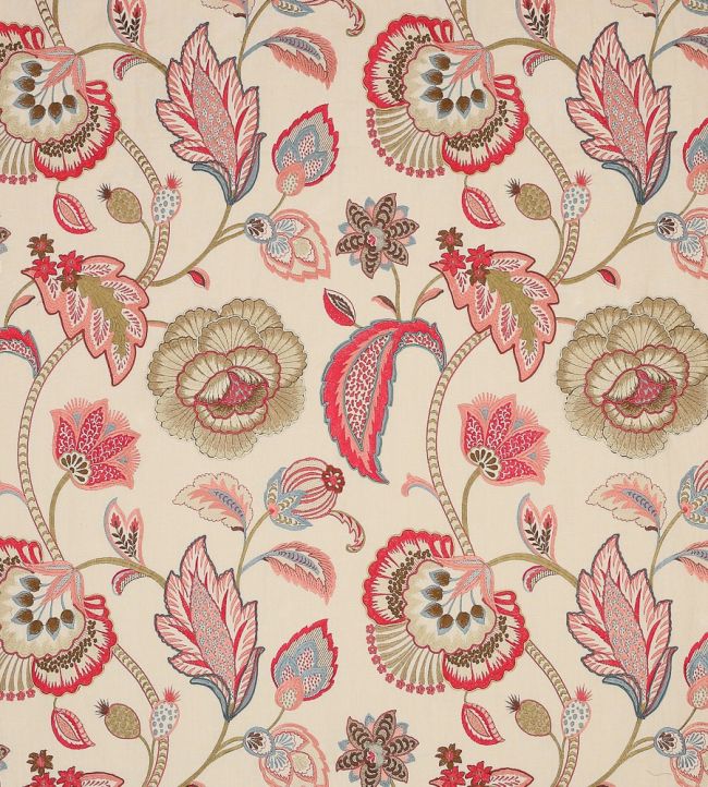 Carmen Fabric by Colefax and Fowler Red/Sienna