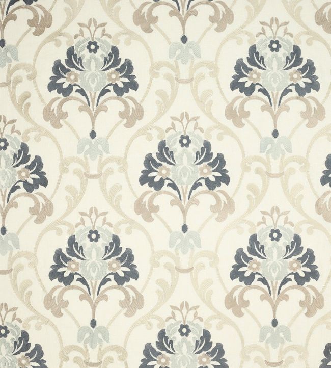Lombard Fabric by Colefax and Fowler Blue
