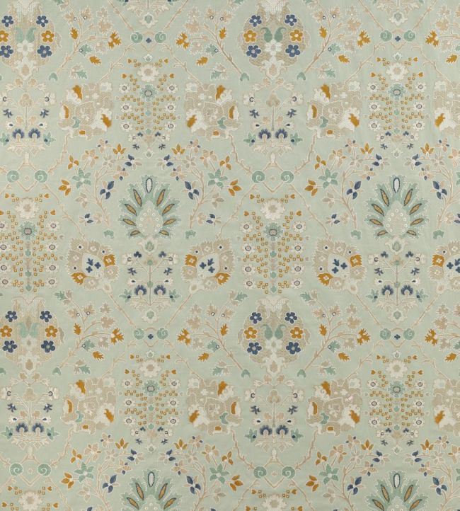 Persis Fabric by Colefax and Fowler Aqua