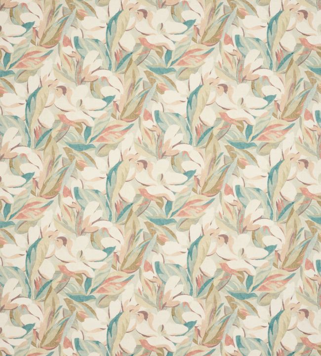 Coletta Fabric by Jane Churchill Pink/Leaf