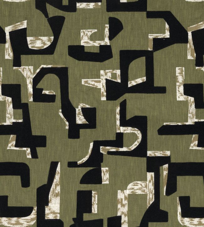 Colorado Fabric by Casamance Vert