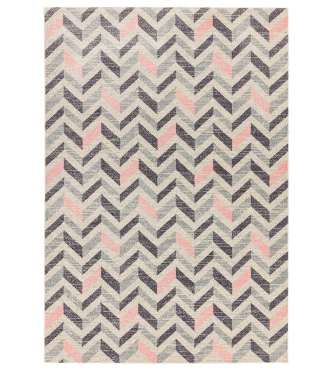 Asiatic Colt Chevron rug Pink CL-09-120170 Pink