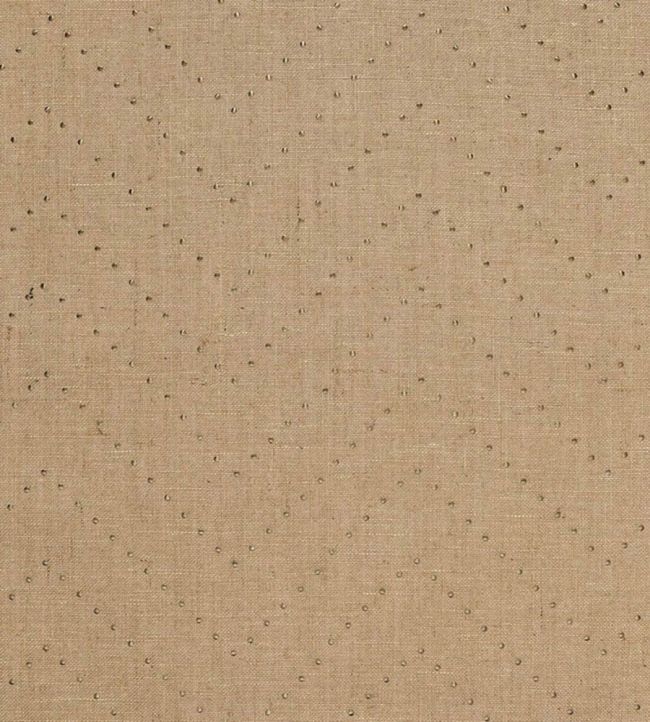 Colton Chevron Wallpaper by Schumacher Natural / Bronze