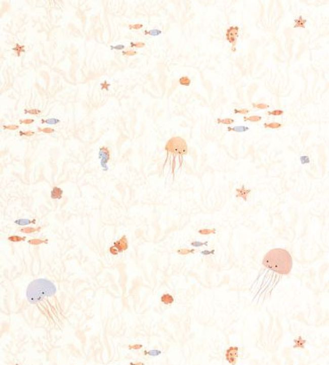 Companions Of The Sea Wallpaper by Casadeco Rose Blush