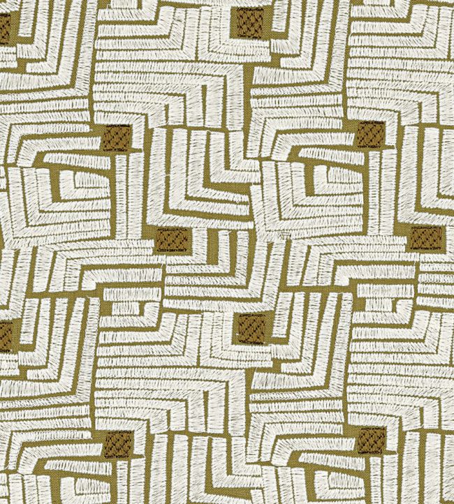 Composition Fabric by Casamance Olive