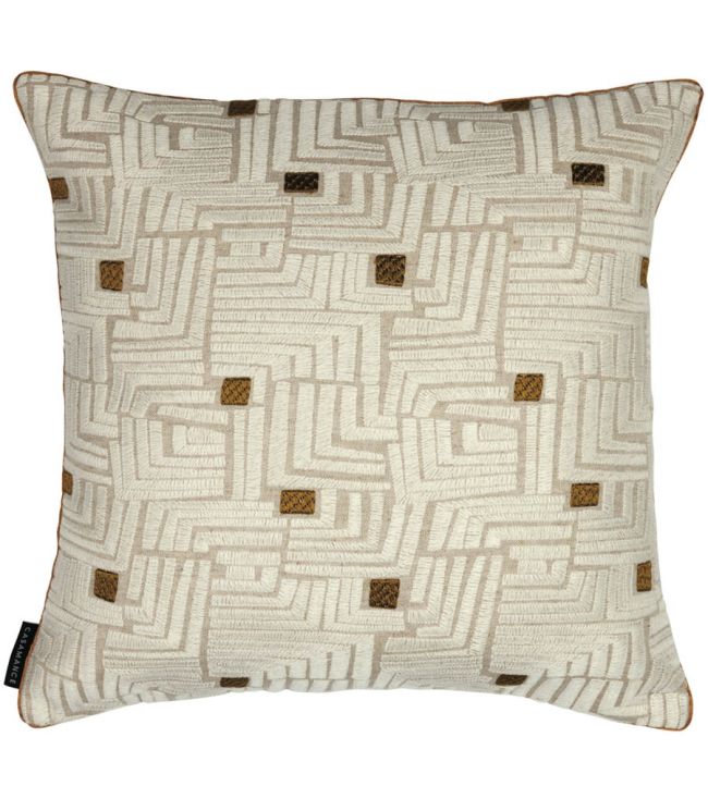 Composition Cushion 45 x 45cm by Maison Casamance Naturel