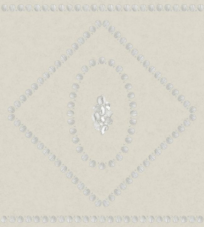 Conchiglie Wallpaper by Cole & Son Pearl on Parchment