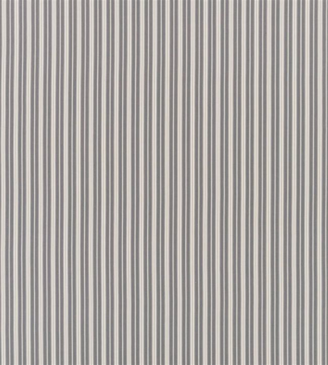 Conduit Stripe Fabric by Designers Guild Charcoal