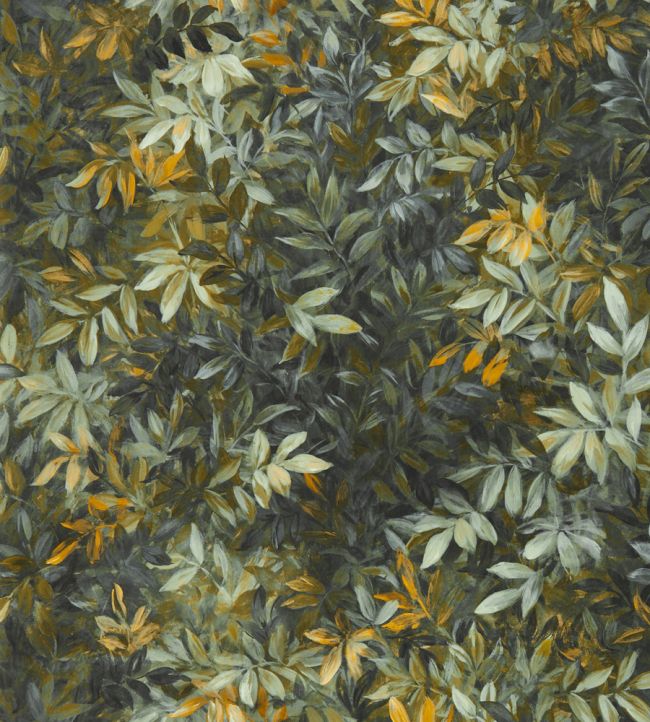 Congo Wallpaper by Clarke & Clarke Noir