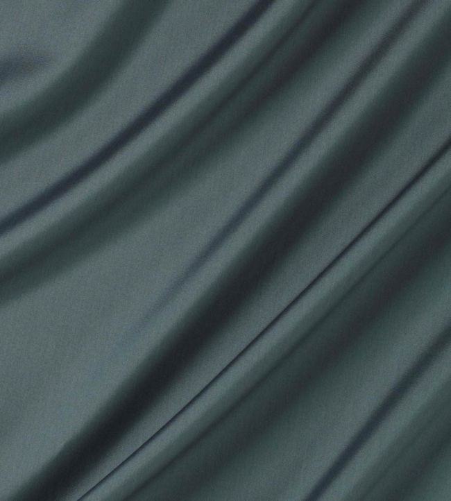 Connaught Silk Fabric by James Hare Slate Blue