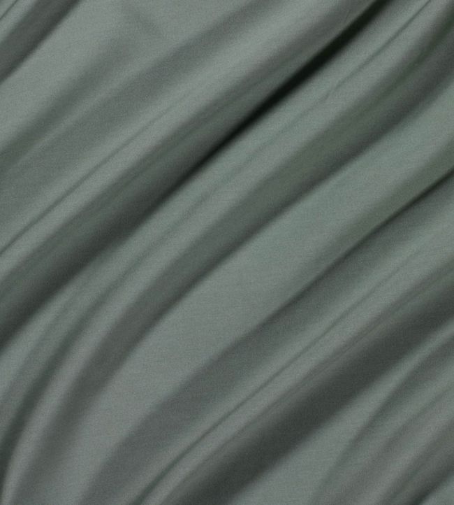 Connaught Silk Fabric by James Hare Smoke Green