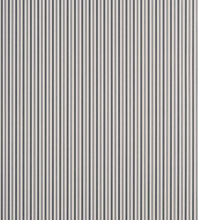 Conner Stripe Wallpaper by Thibaut Charcoal
