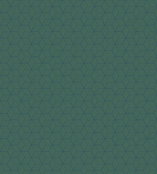 Connexions Wallpaper by Casadeco Vert Canopee