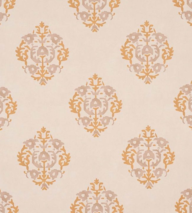 Constantine Wallpaper by Schumacher Natural & Ocher