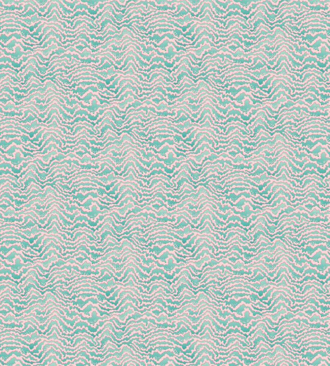 Contour Wallpaper by Ohpopsi Bubblegum & Mint