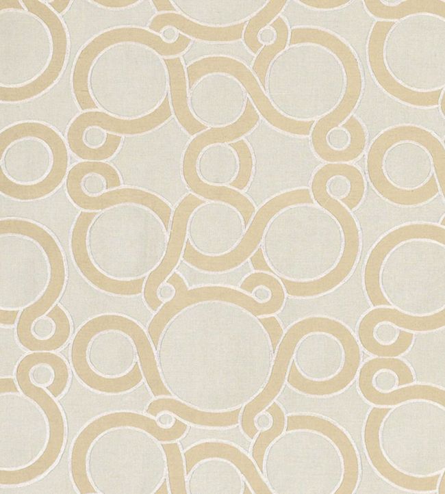 Conundrum Fabric by Schumacher Ice Milk