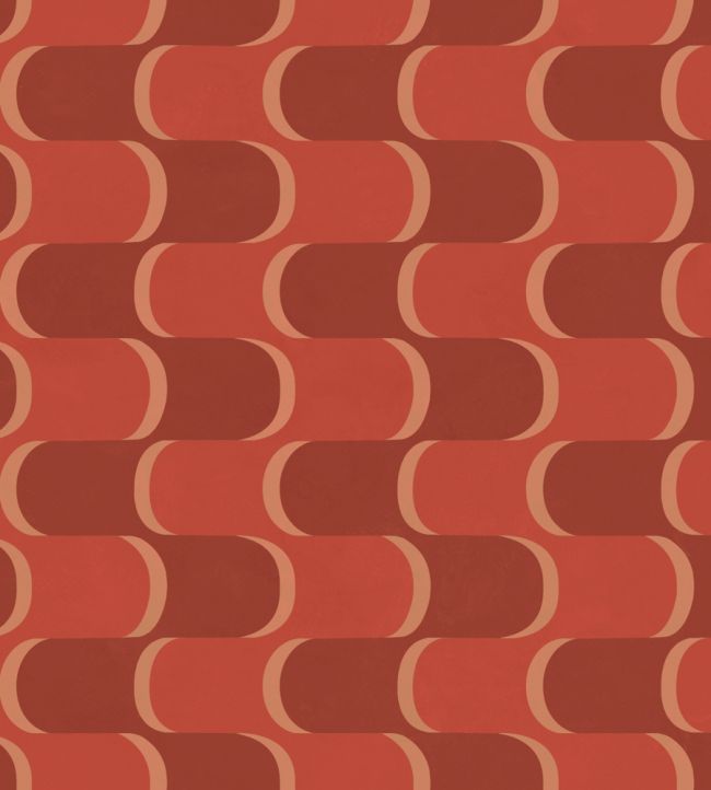 Copacabana Wallpaper by Tres Tintas Terracotta