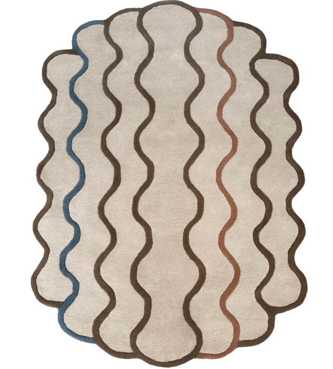 Edito Paris Coquillage rug Multicolour KE-085L Multicolour