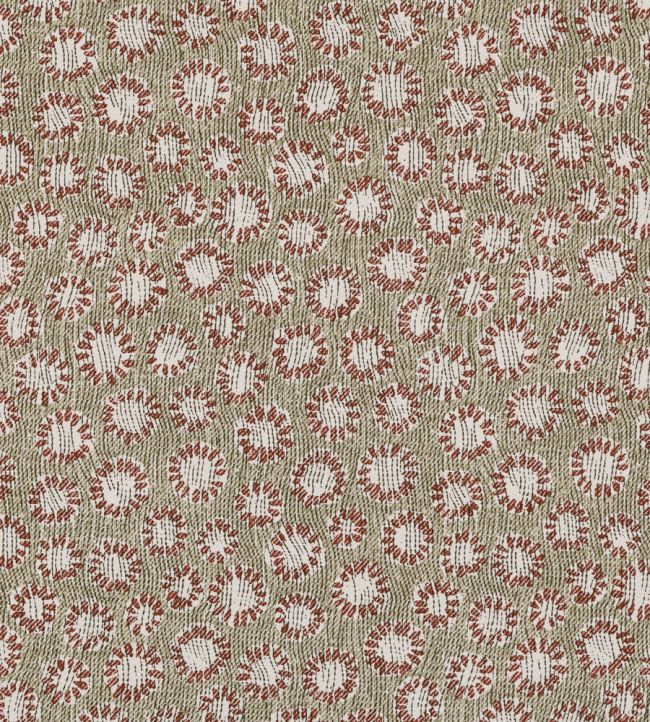 Coral Fabric by Fermoie Olive