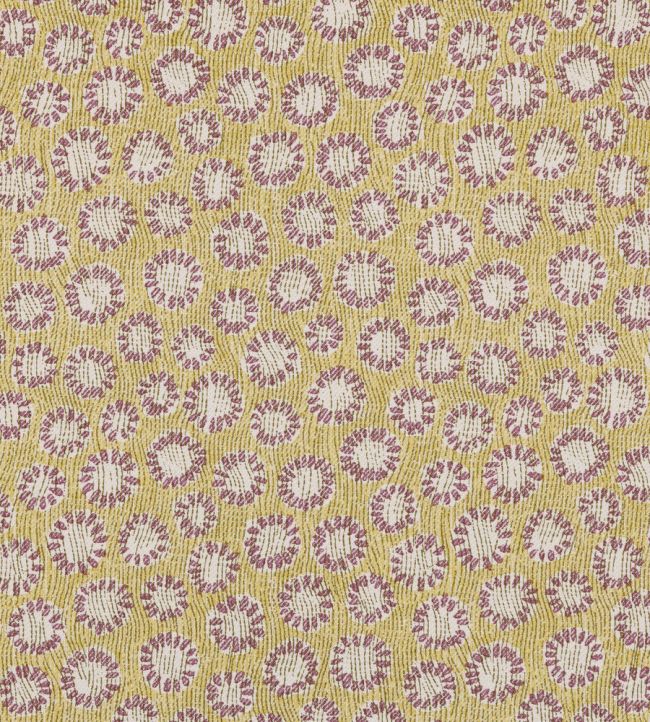 Coral Fabric by Fermoie Sunflower
