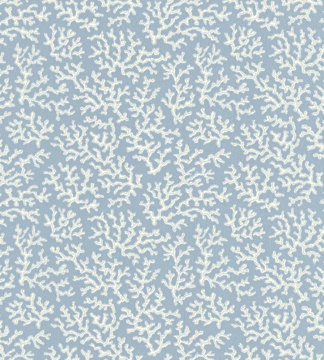 Coral Wallpaper by Langelid Von Bromssen Faded Denim