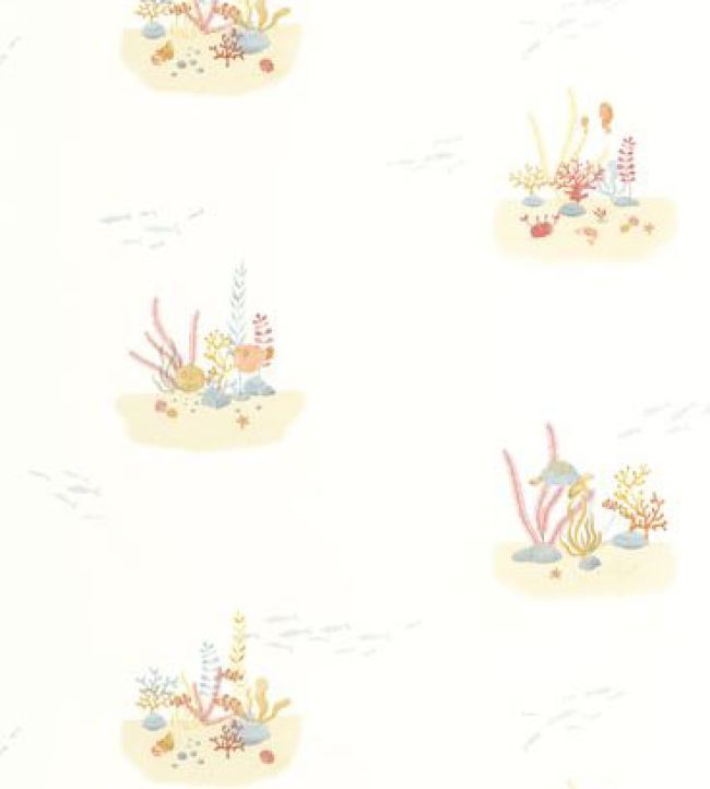 Coral Reef Wallpaper by Casadeco Rouge Corail