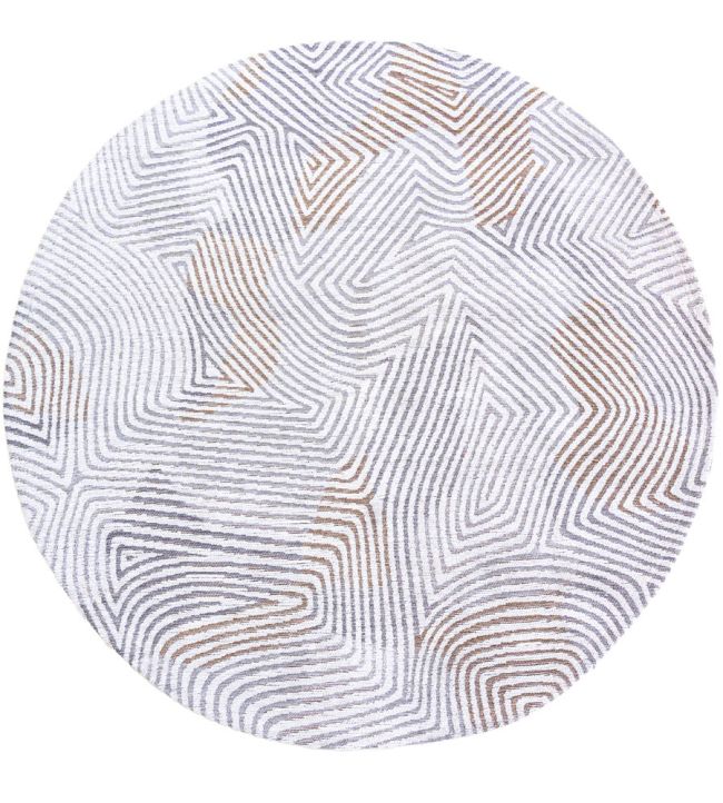 Louis De Poortere Coral Round rug Oyster White 115957 Oyster White