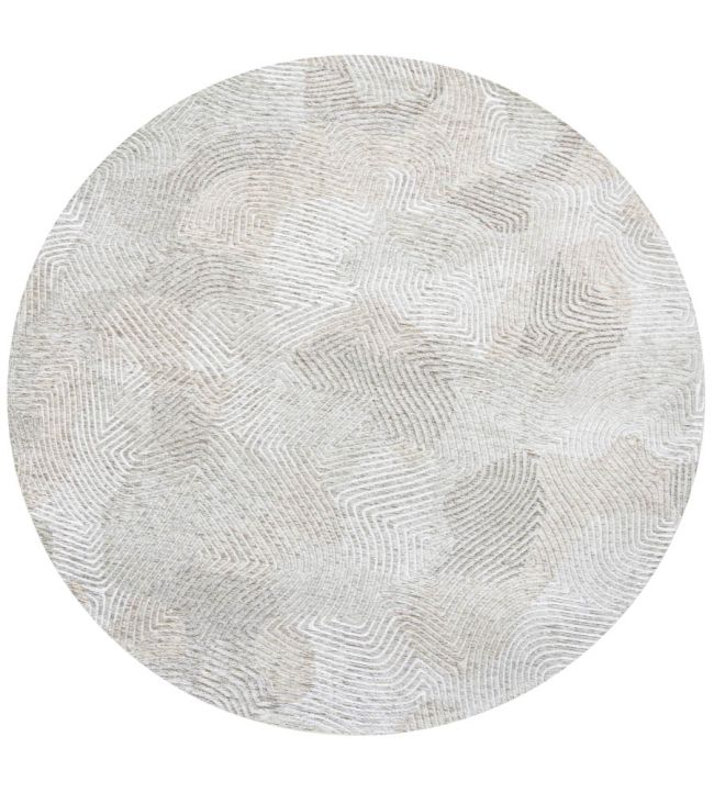 Louis De Poortere Coral Round rug Shell Beige 115960 Shell Beige